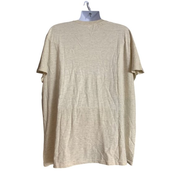 Goodfellow & Co Mens Beige Striped Crewneck T-Shirt Casual Short Sleeve Size XXL - Picture 7 of 10